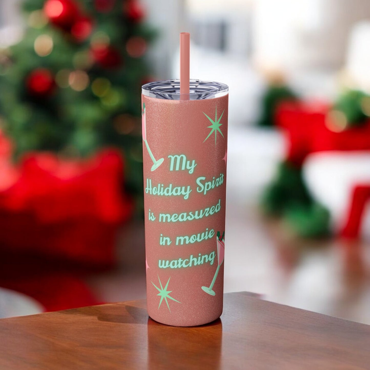 Skinny Tumbler - Holiday Spirit