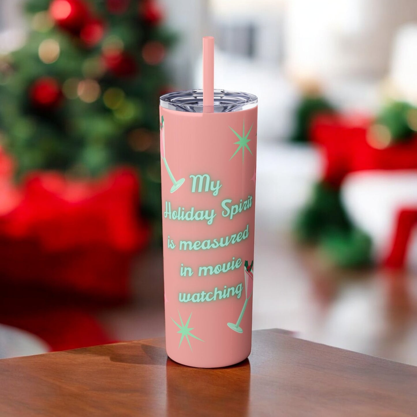 Skinny Tumbler - Holiday Spirit