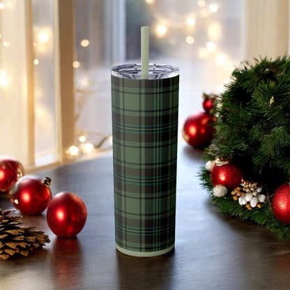 Skinny Tumbler - Small Town Plaid