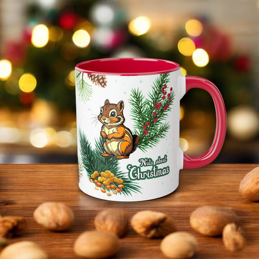 Coffee Mug - Nuts About Christmas (ships from Canada)